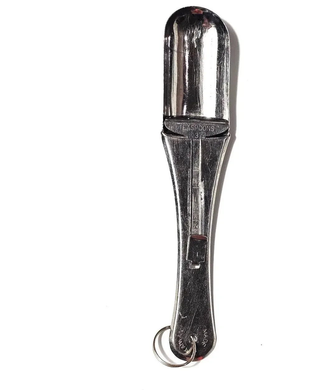 1940s Adjustable Baking Cooking Metal Measuring Spoon